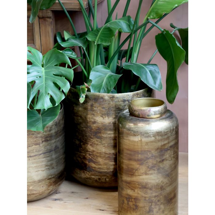 Antique Brass Vase