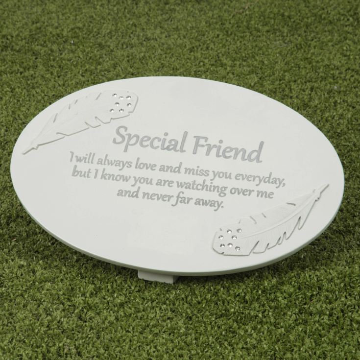 Thoughts of You Friend Memorial Plaque