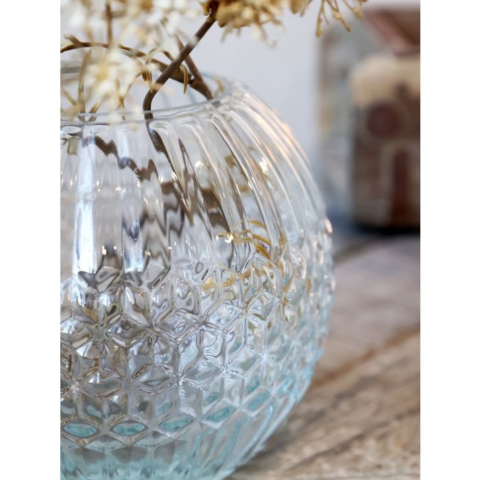 Vase with Grooves and Pattern