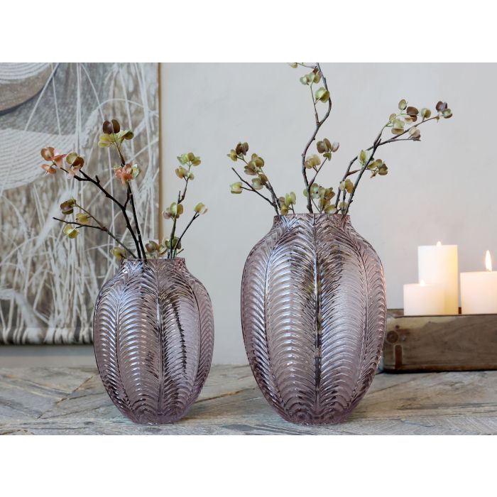 Vase with Leaf Pattern