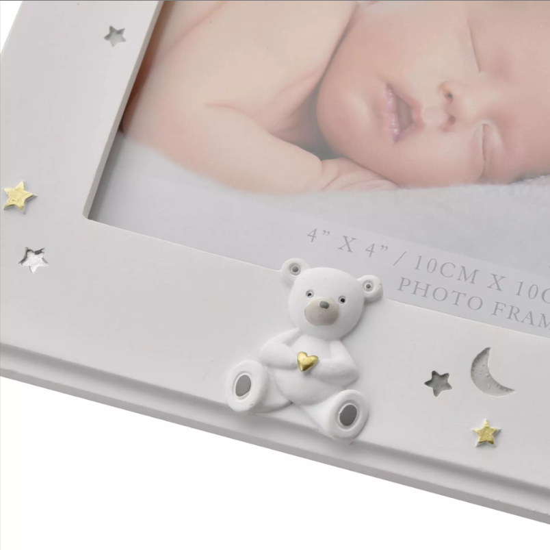 Bambino Resin Welcome to the world Photo Frame 6'' x 4''