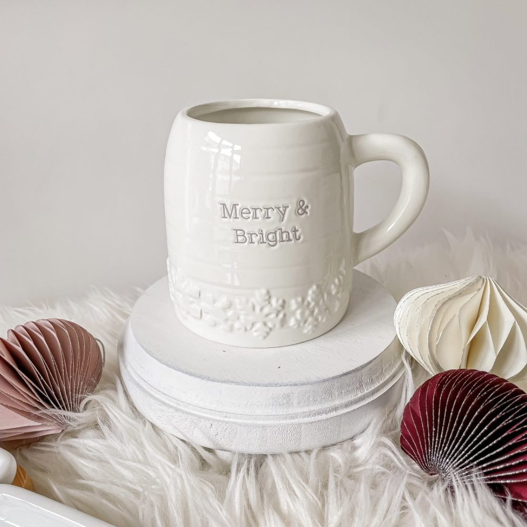 Langs Merry & Bright Snowflake Mug