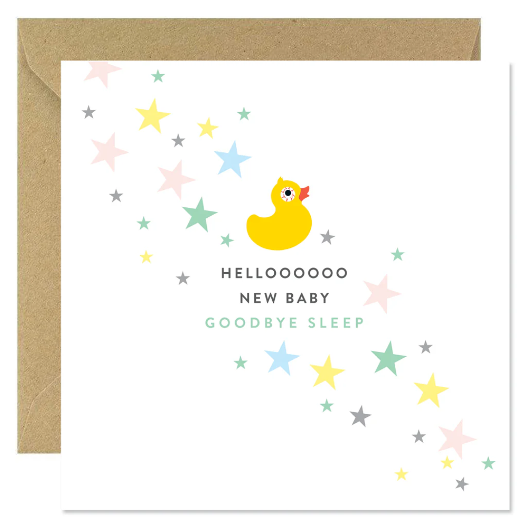 Hello New Baby Greeting Card
