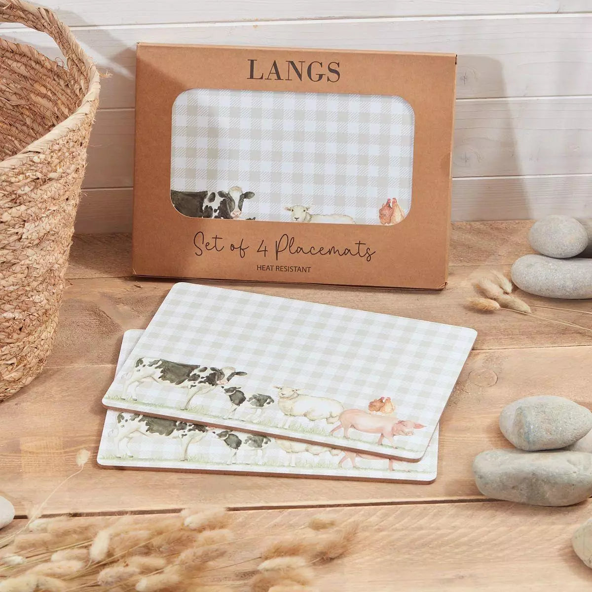 Lang's Farm Animals Placemats