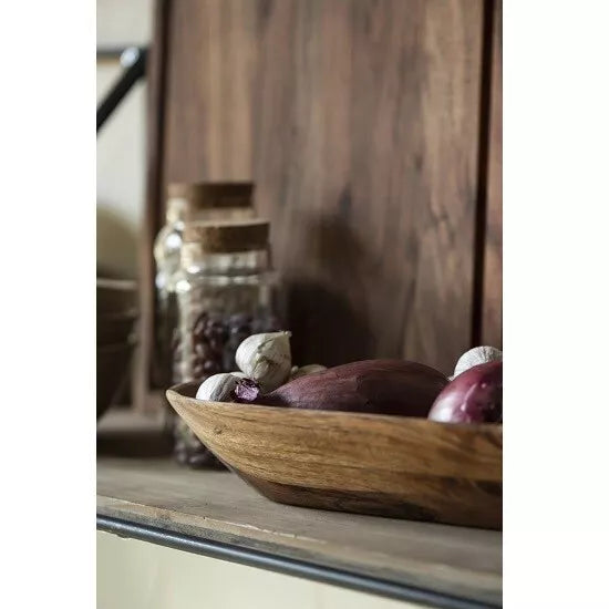 IB Laursen Oval Bowl in Oiled Acacia Wood