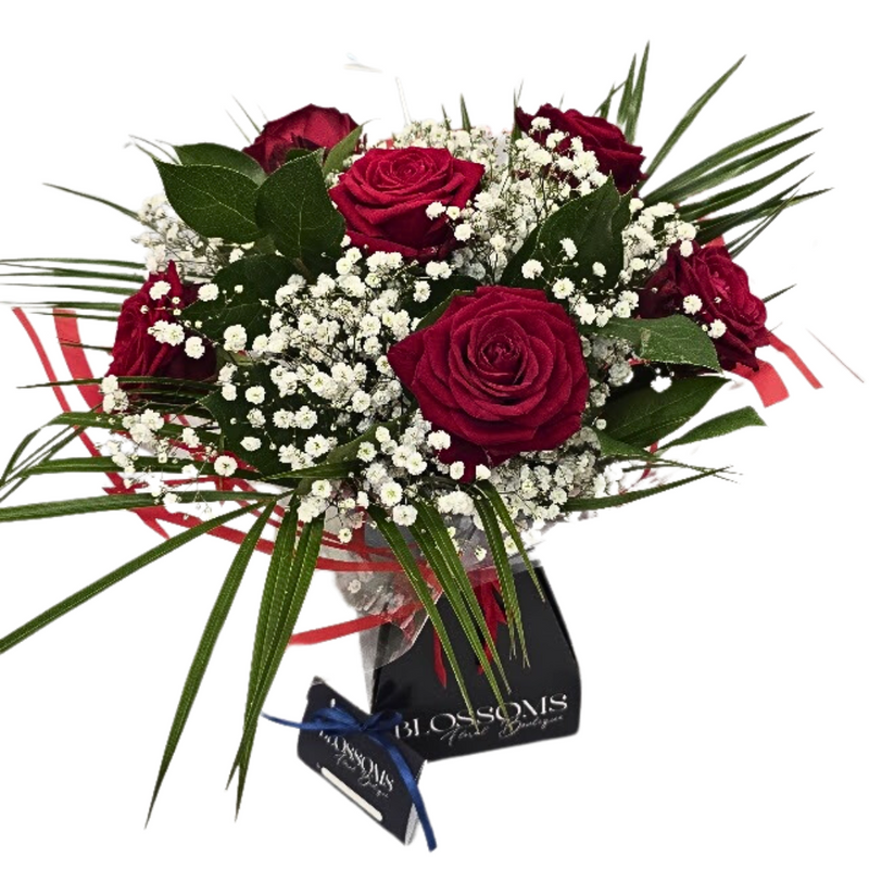 Half Dozen Roses Bouquet