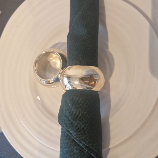 Gold Napkin Rings Set of 4