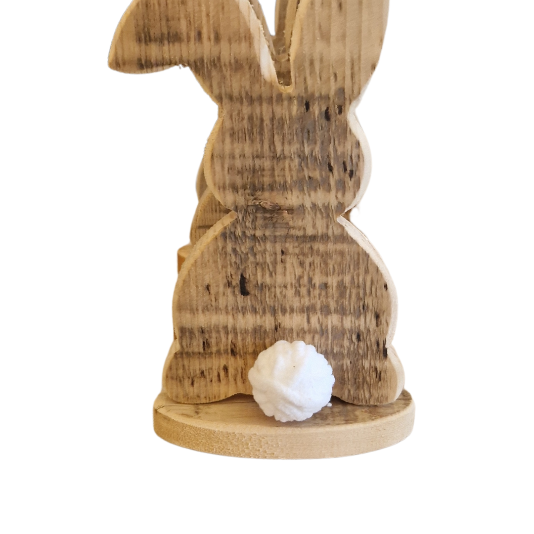 Wooden Rabbit Decoration