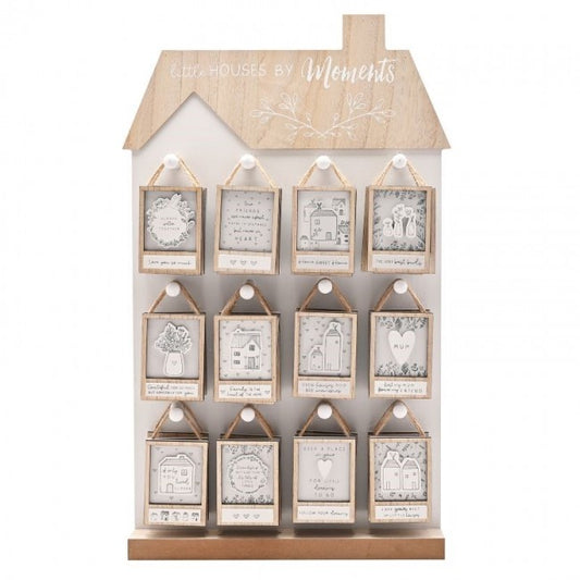 Moments Mini Frame Plaque CDU - Includes 12 Designs x 6 Each