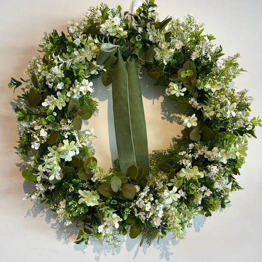 Minted Bliss Faux Wreath