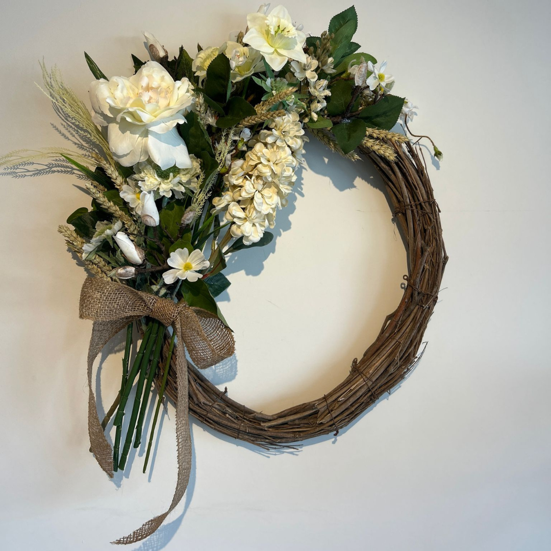 Evergreen Charm Faux Wreath