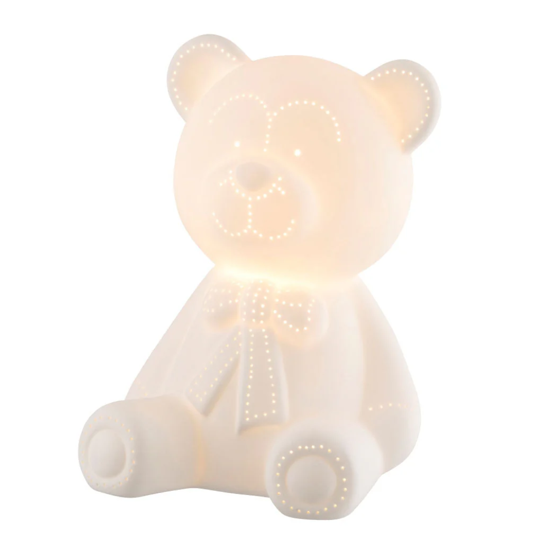 Belleek Living Teddy Bear Luminaire