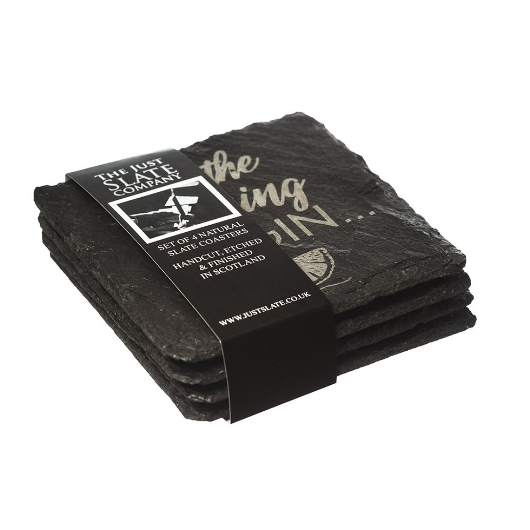 The Just Slate Company Gin Slate Coasters 