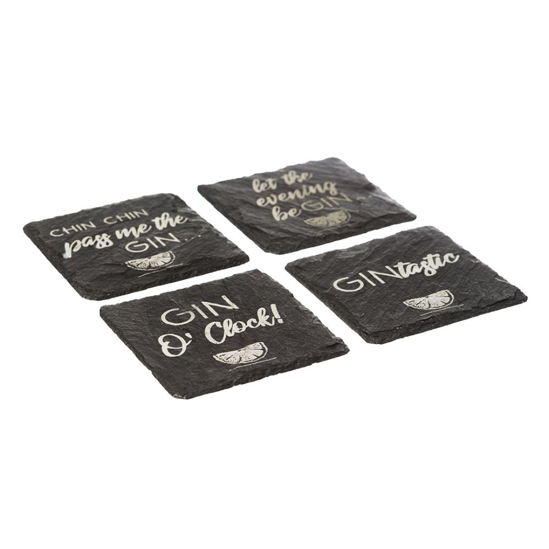 The Just Slate Company Gin Slate Coasters 