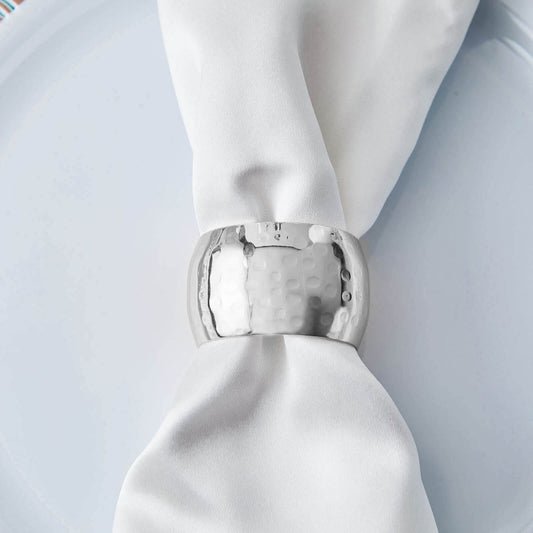 Hammered Round Napkin Ring