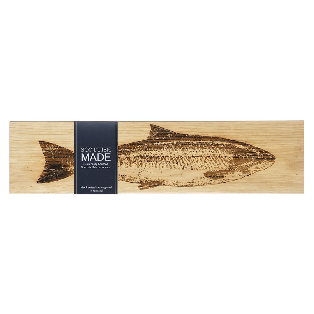 Salmon Oak Serving Platter