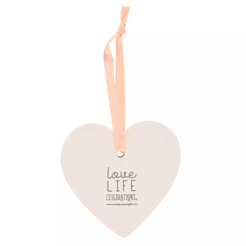 Love Life Ceramic Heart - Home