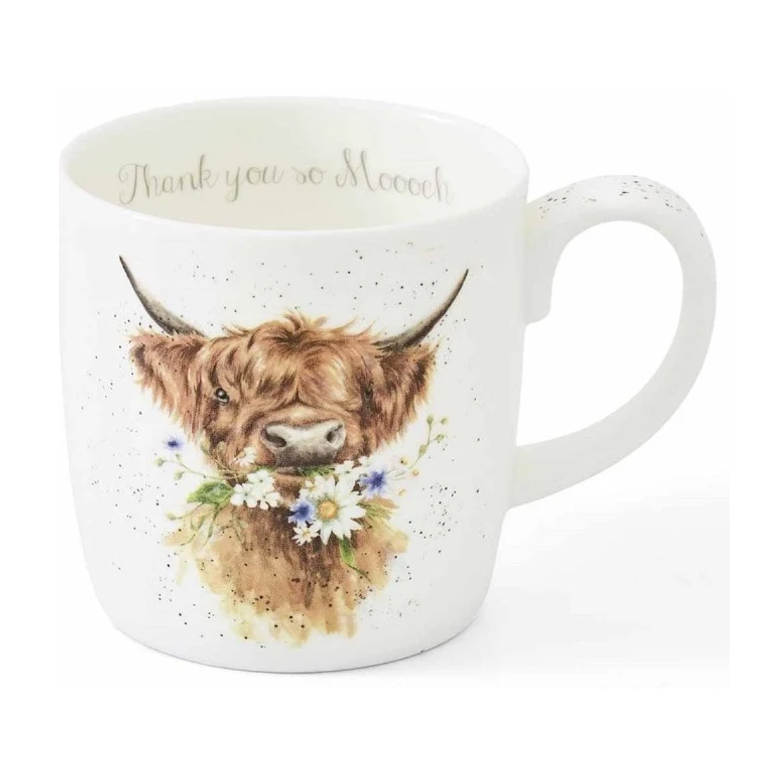 Wrendale Thank You Cow Mug