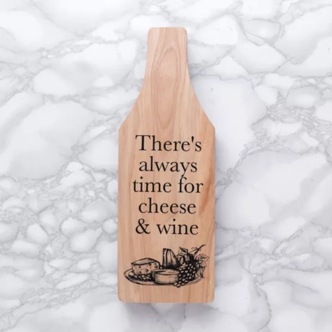 Cheese and Wine Set in Wooden Case - Knives & Corkscrew