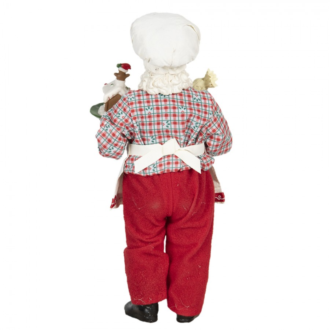 Figurine Santa Claus Red White