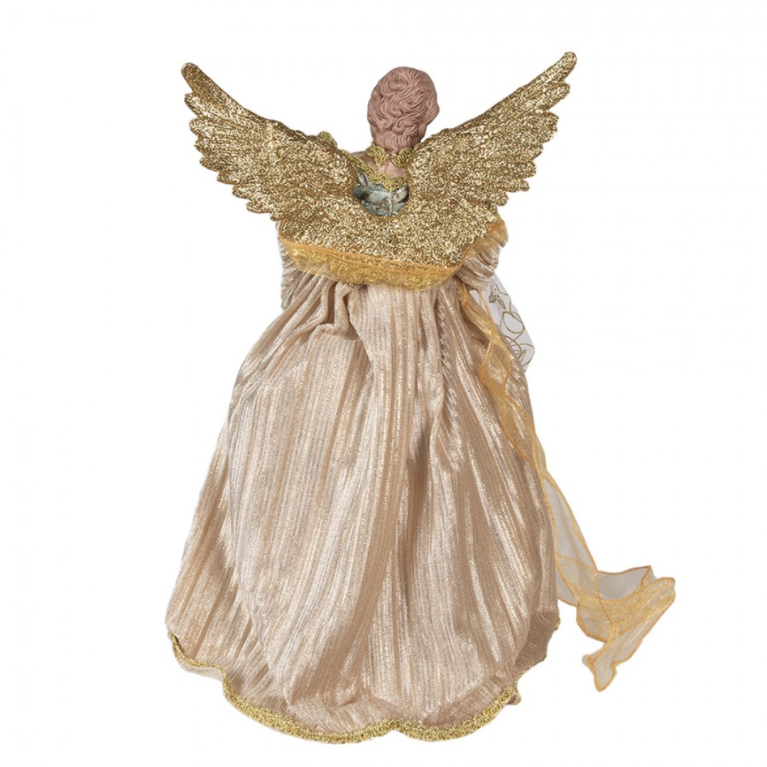 Christmas Decoration Figurine Angel 43 cm Gold