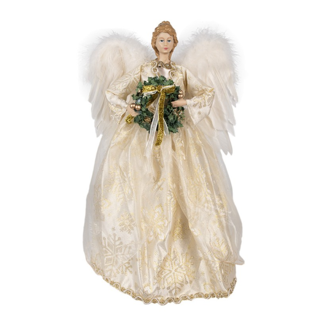 Christmas Decoration Angel 46 cm White