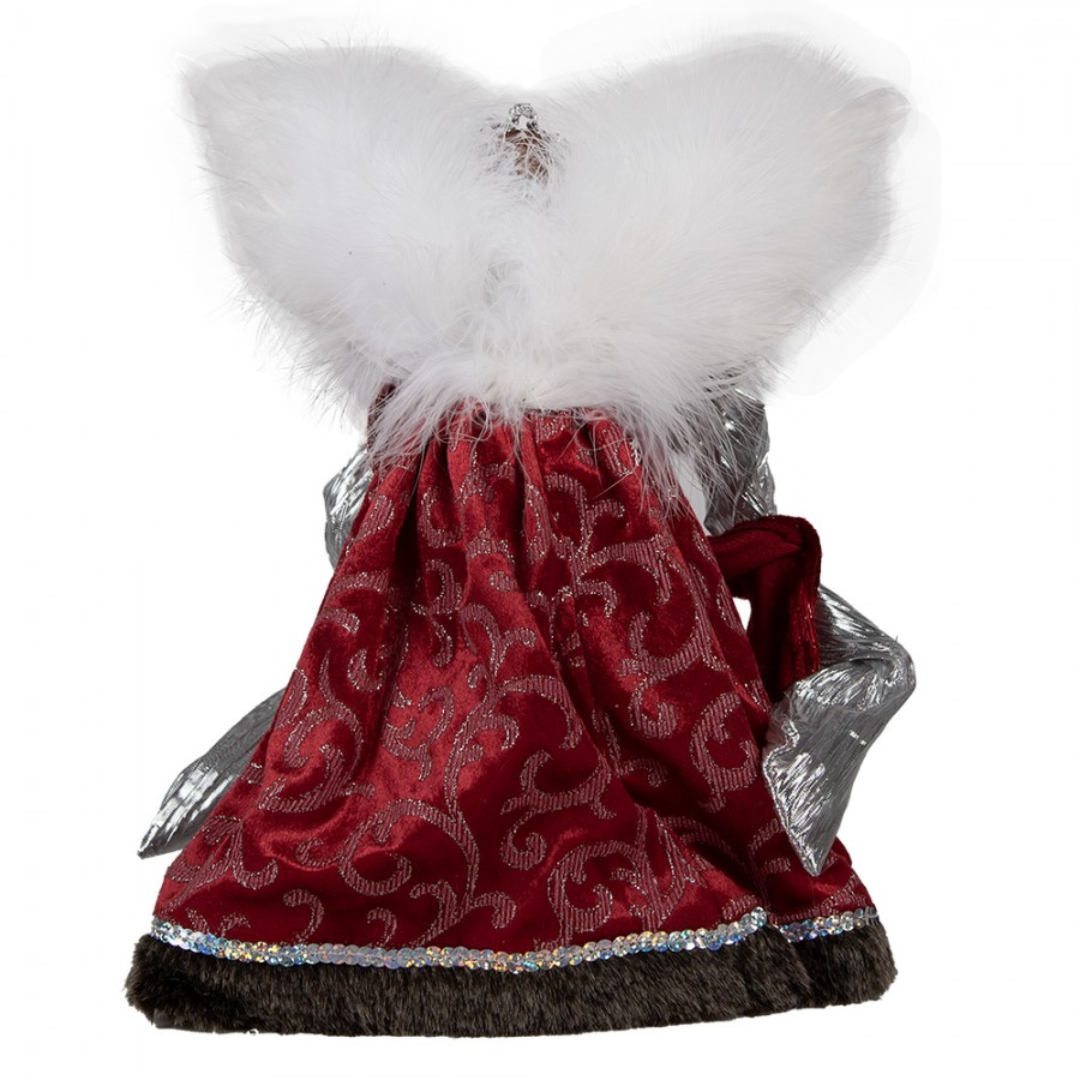 Christmas Decoration Angel 28 cm Red