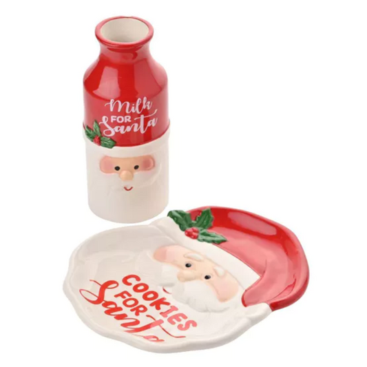 Christmas Eve Milk & Cookies Set