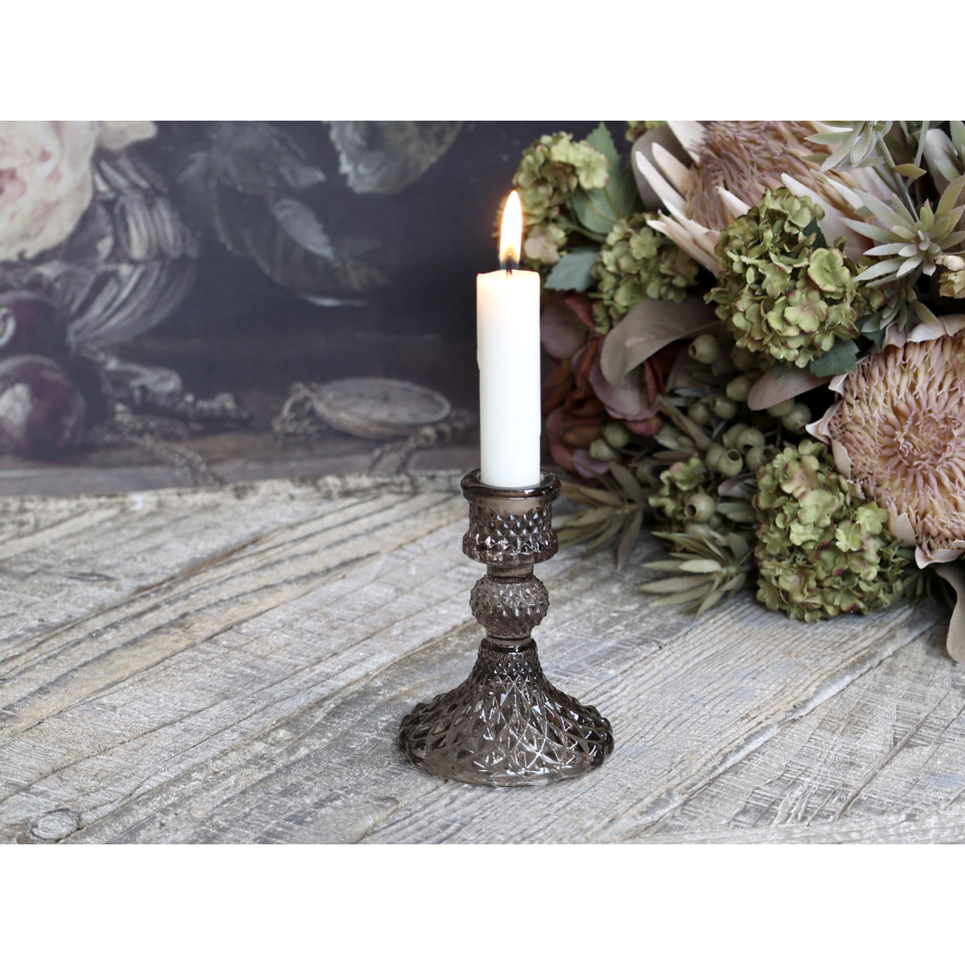 Candlestick W/ Diamond Cut