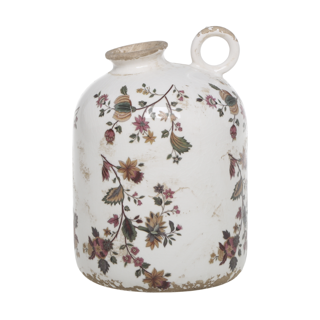 Nancy Bottle W/ Floral Motif