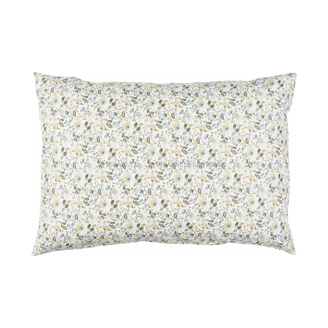 Ib Laursen Cushion Light Blue & Yellow