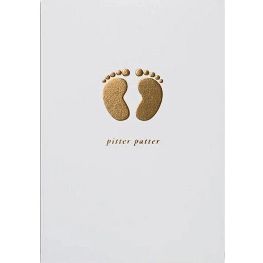 Pitter Patter Greeting Card