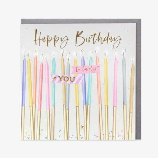 Happy Birthday to Lovely You Card