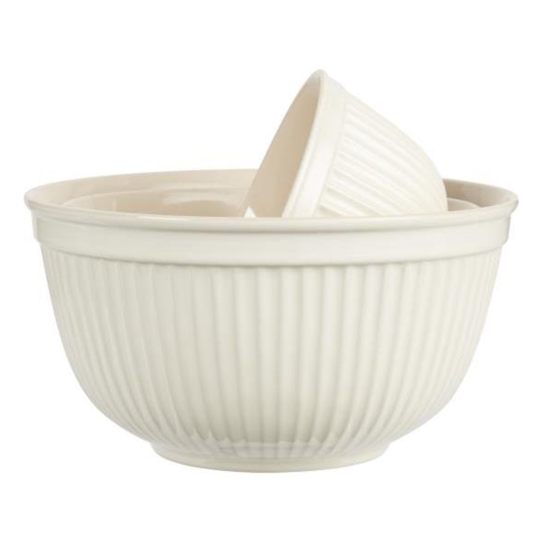 IB Laursen Bowl Set Of 3 Mynte Butter Cream