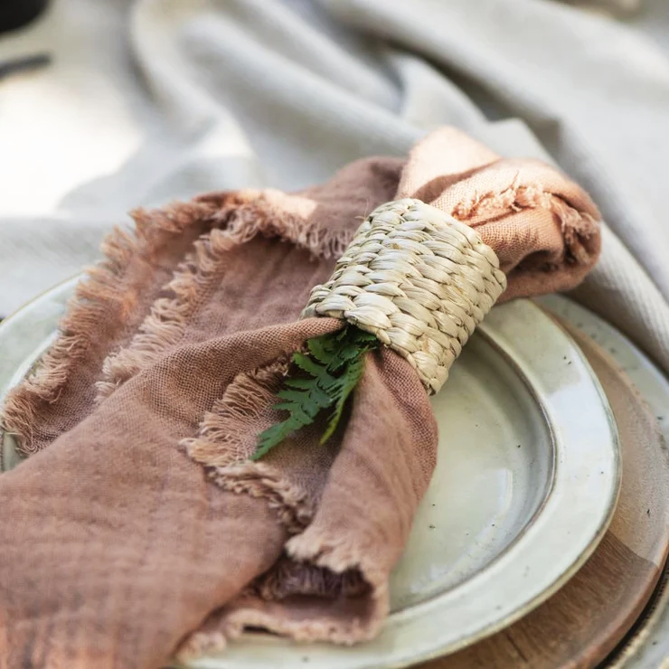 Rough Braid Napkin Ring by IB Laursen