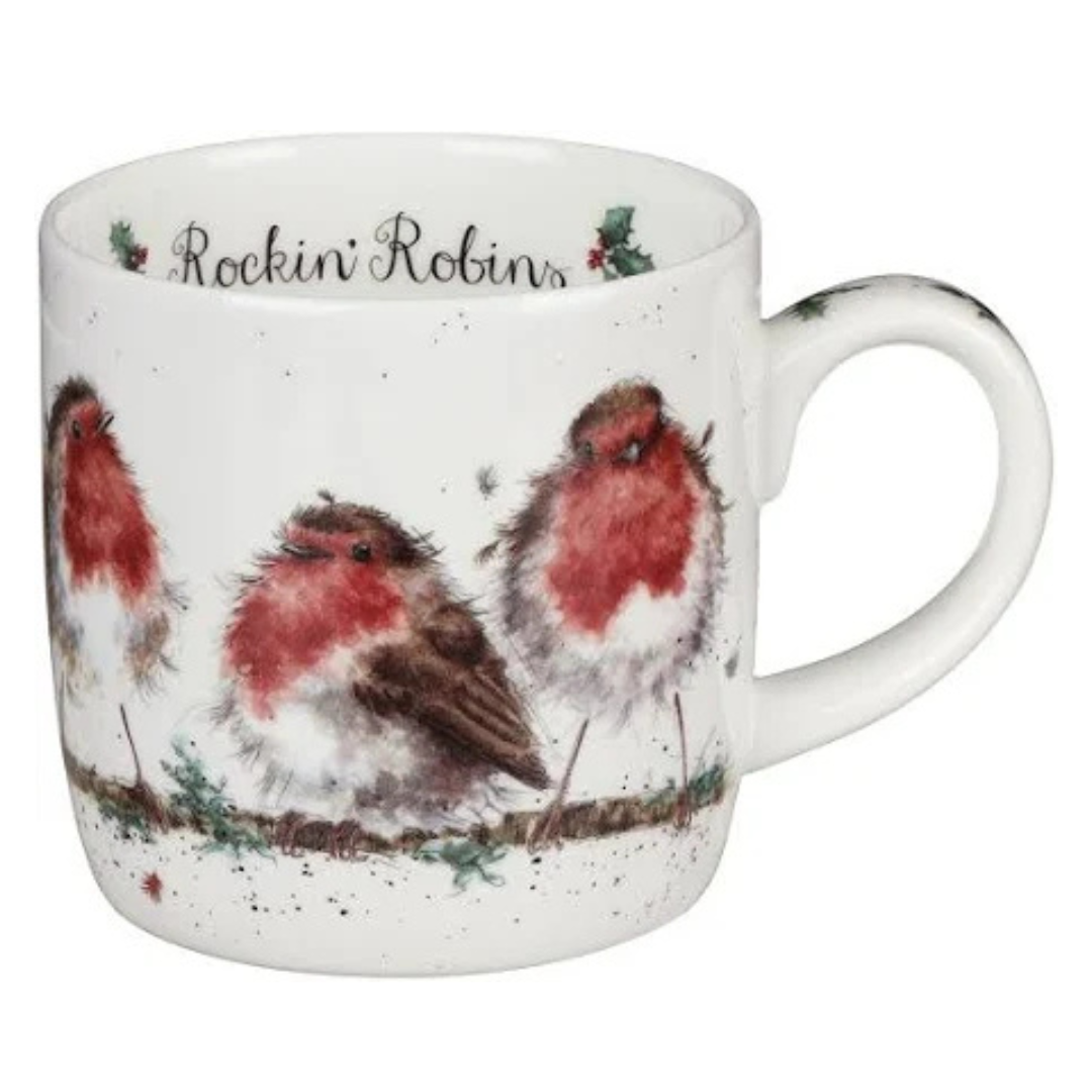 Wrendale Rocking Robins Mug