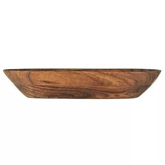 IB Laursen Oval Bowl in Oiled Acacia Wood