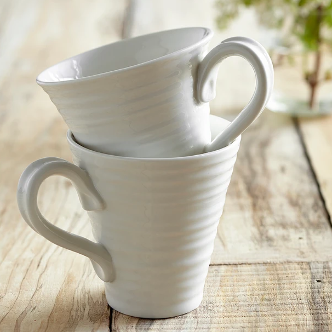 Sophie Conran White Porcelain Classic Mugs