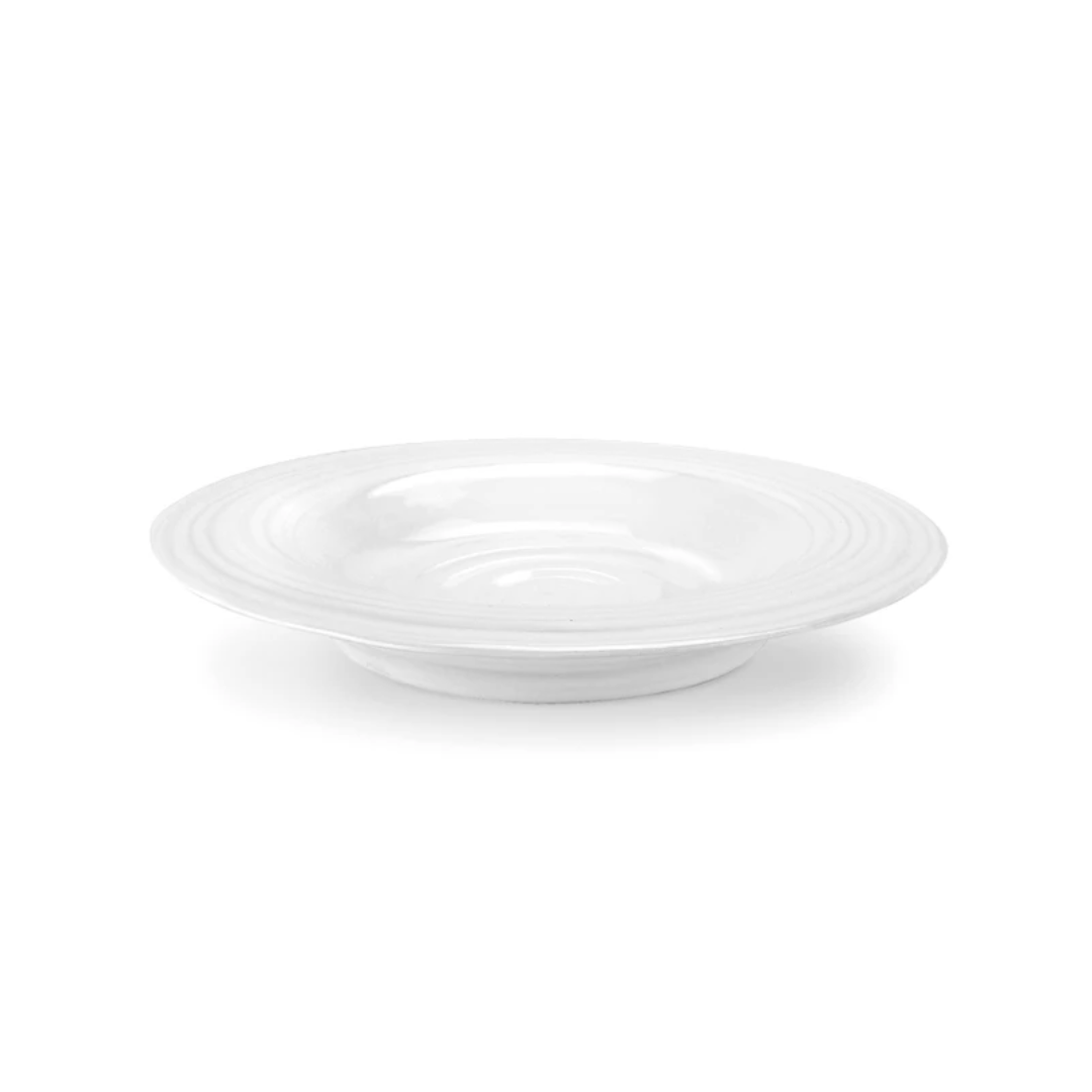 Sophie Conran White Porcelain Rimmed Soup Plate - Set of Four