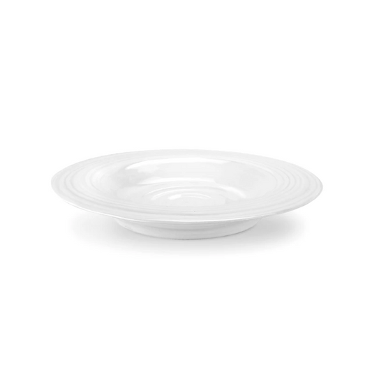 Sophie Conran White Porcelain Rimmed Soup Plate - Set of Four