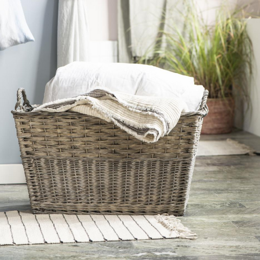 Storage Turf/Towels/Blanket Basket Wicker IB Laursen