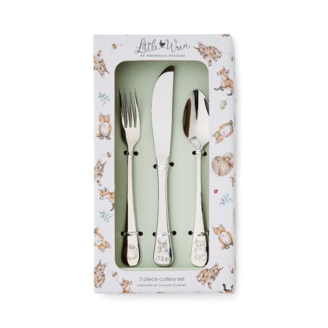 Little Wren 3 Piece Cutlery Set