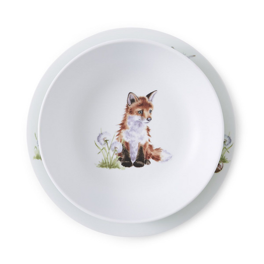 Little Wren 2 piece Plate & Bowl Set