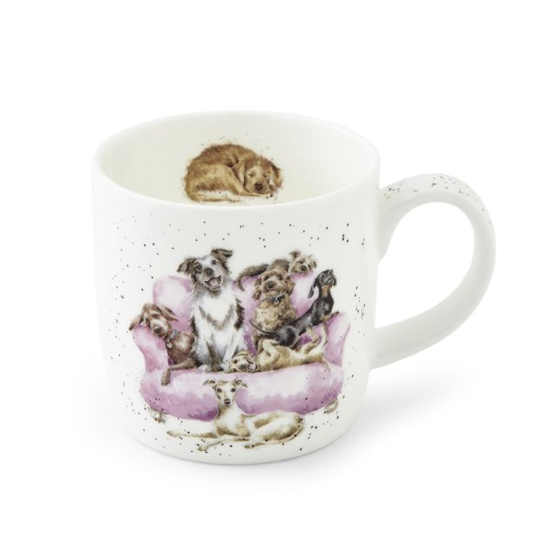 Wrendale 'Movie Night' Dog Mug