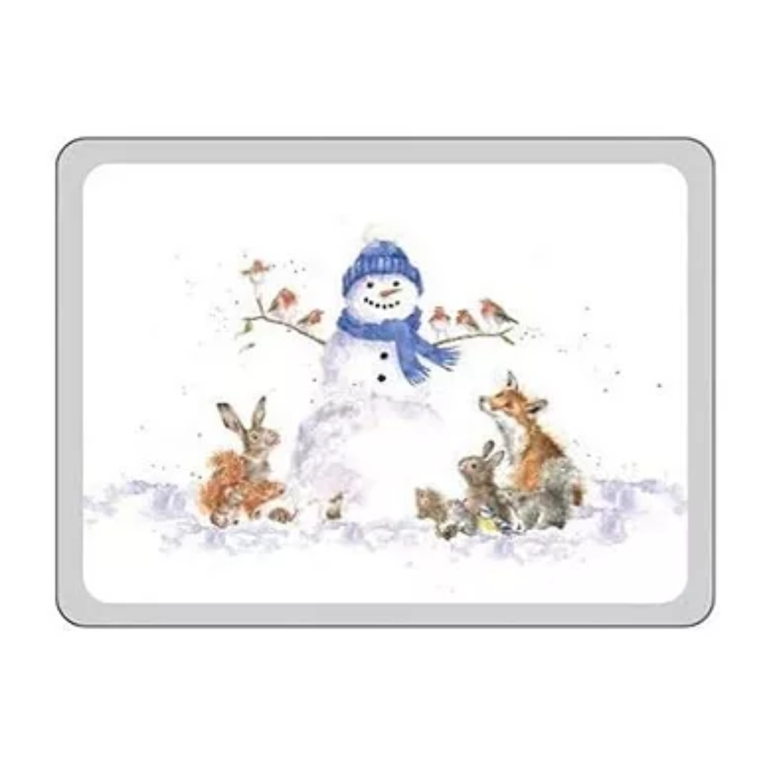 Pimpernel Wrendale Designs Christmas Placemats, Set Of 6